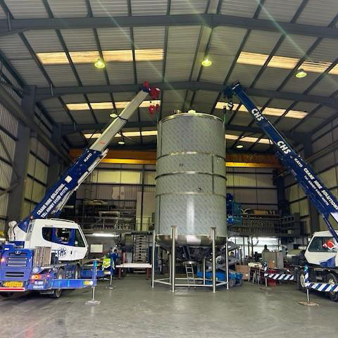 Tank ready for loading